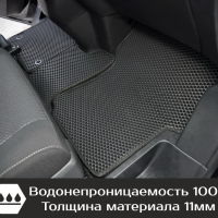 Автомобильные коврики EVA на Opel Zafira Life 7 мест Long (2019-2025) 