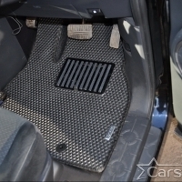 Коврики текстильные на Mitsubishi Delica D5 8мест пр.руль (2007->)