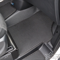 Коврики текстильные на Mercedez-Benz V-klasse II W447 (2 ряд - 2 места с проходом) (2014->)