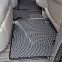 Двухслойные коврики EVA на Toyota Sienna III 6 мест (2010-2020)