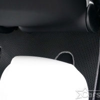 Двухслойные коврики EVA на Tesla Model X 6 мест 3 ряда (2015->) 