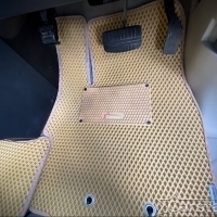 Двухслойные коврики EVA на Mitsubishi Delica D5 8мест пр.руль (2007->)