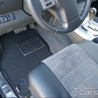 Двухслойные коврики EVA на Nissan Pathfinder III 3 ряда (2004-2014)