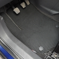 Двухслойные коврики EVA на Opel Zafira B 3 ряда (2005-2014) 