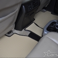 Двухслойные коврики EVA на Toyota Sequoia II 3 ряда (2008->)