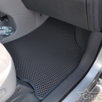 Двухслойные коврики EVA на Toyota Sienna III 7 мест (2010-2020)