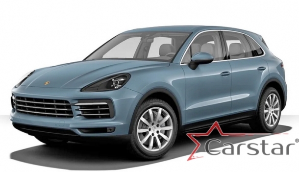 Двухслойные коврики EVA для Porsche Cayenne III (2017->)