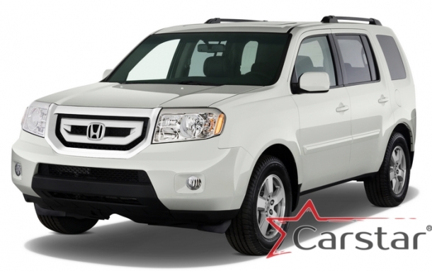 Автомобильные коврики EVA для Honda Pilot II 3 ряда (2008-2015)