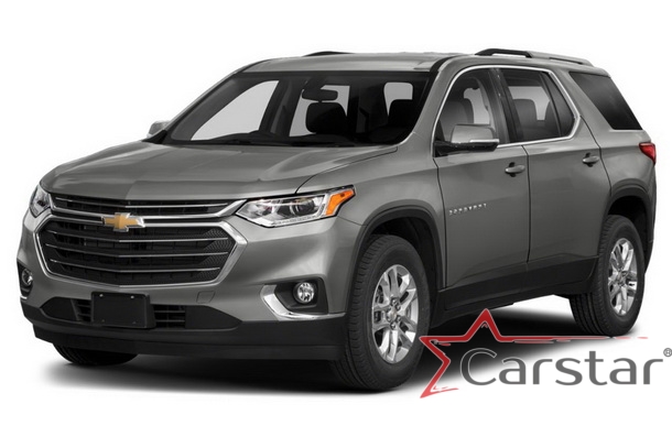Автомобильные коврики EVA для Chevrolet Traverse II 3 ряда (2017-2021) 