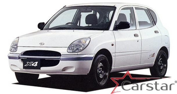 Двухслойные коврики EVA для Daihatsu Storia пр.руль (1998-2004)