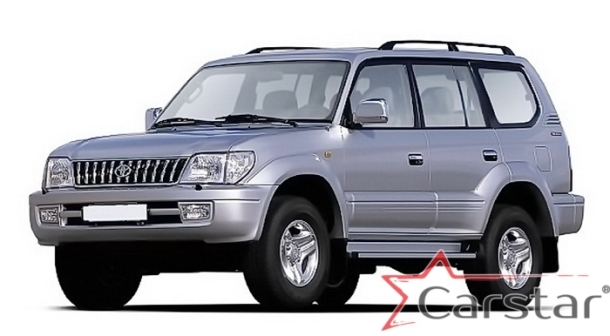 Автомобильные коврики EVA 3D для Toyota Land Cruiser Prado .90 5D (1996-2002) 