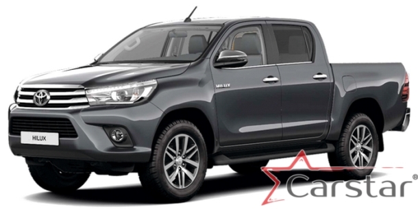 Автомобильные коврики EVA 3D для Toyota Hilux VIII (2015->)