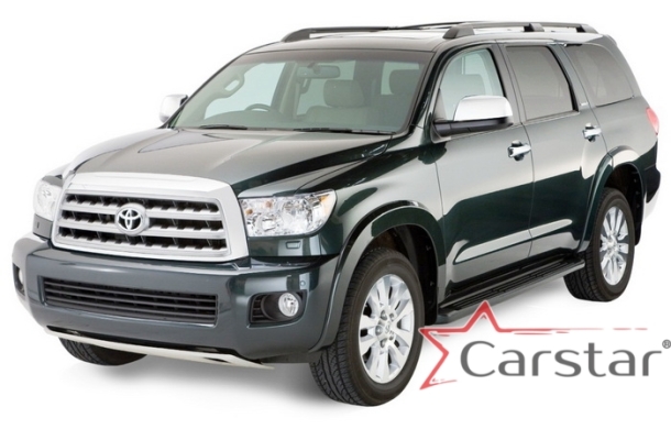 Автомобильные коврики EVA 3D для Toyota Sequoia II (2008->)
